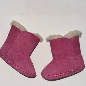 * Ugg Pink Caden Infant Shearling Bootie